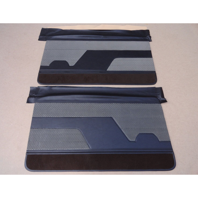 Forro de Porta Opala 2 Portas 89 Marrom Café c/ Cinza - Jogo