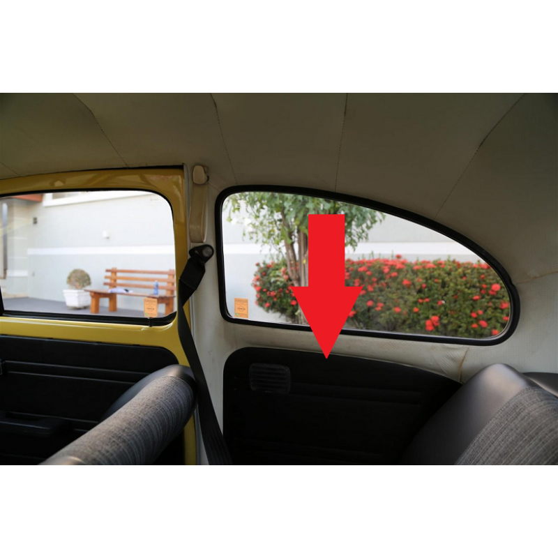 Forro Forração Lateral Traseira Direita Fusca até 77