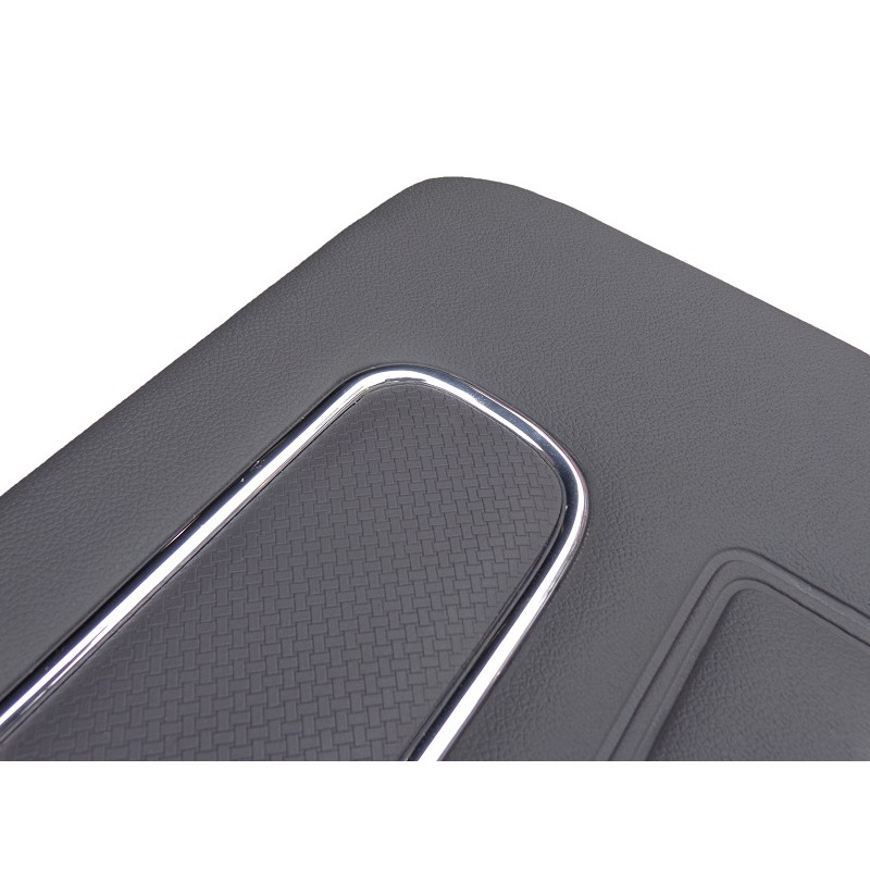 Forro Porta Ford Maverick 2 Portas Grafite com Friso - Par