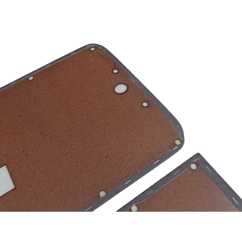 Forro Porta Ford Maverick 2 Portas Grafite com Friso - Par