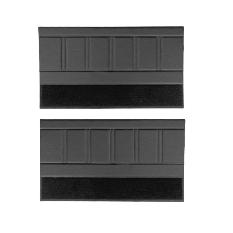 Forro Porta D-20 C-20 A-20 Cabine Simples Preto com Carpet - Par