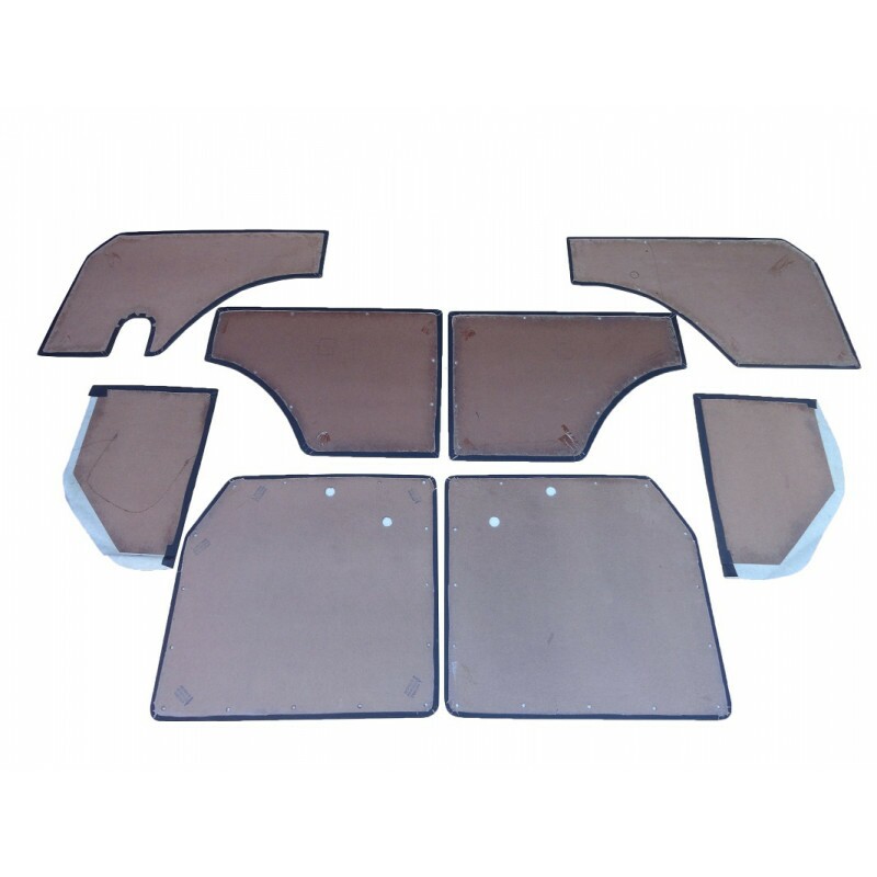 Forro Forração Porta Lateral Rural Willys Ford Completa - Jogo