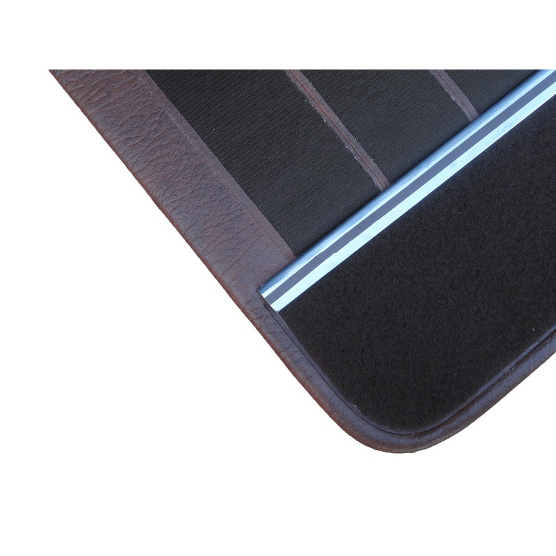 Forro Porta Opala Comodoro 2 Portas 1978 a 1980 Marrom c/ Carpet e Friso - Jogo