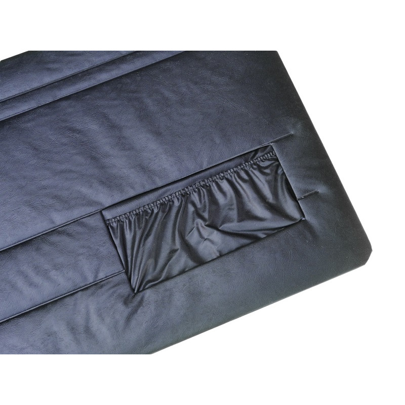 Forro Forração de Porta VW Fusca até 77  Preto Com Bolsa Par 