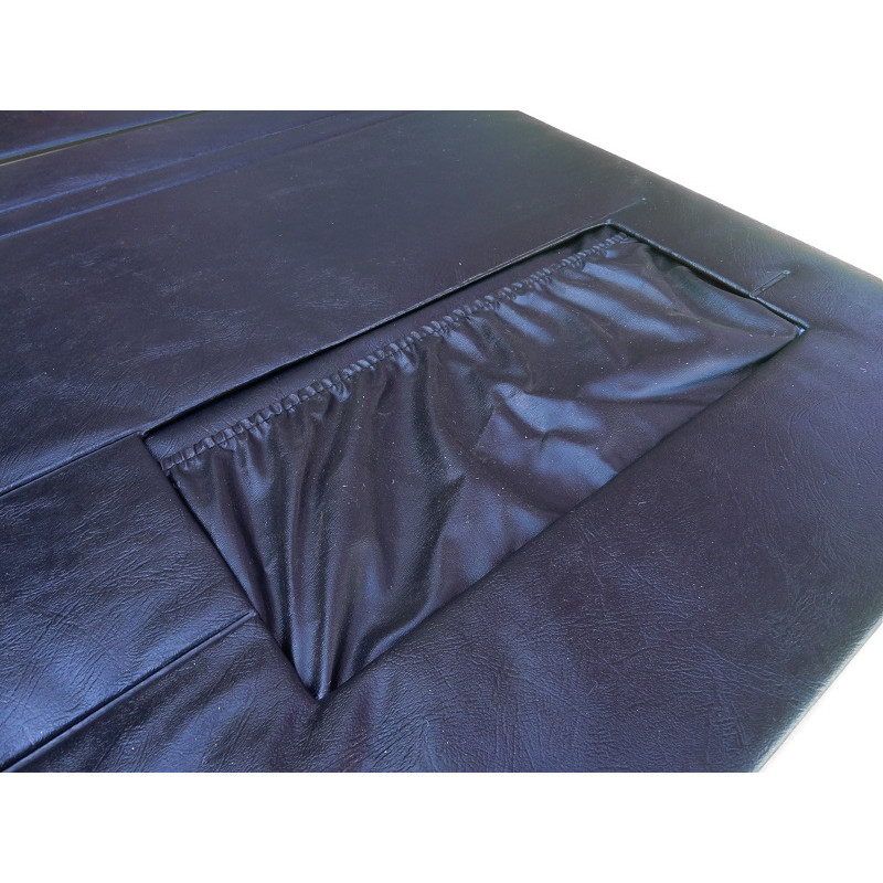 Forro Forração de Porta VW Fusca até 77  Preto Com Bolsa Par 