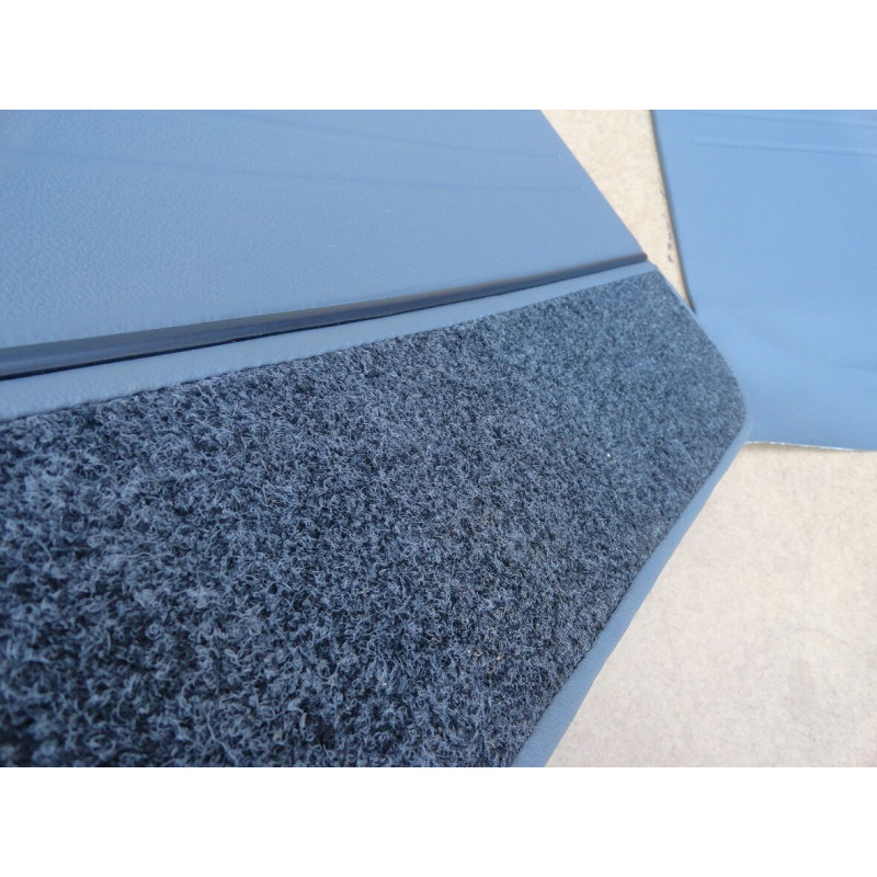 Forro Porta Luxo Fusca Itamar Cinza com Tecido - Jogo