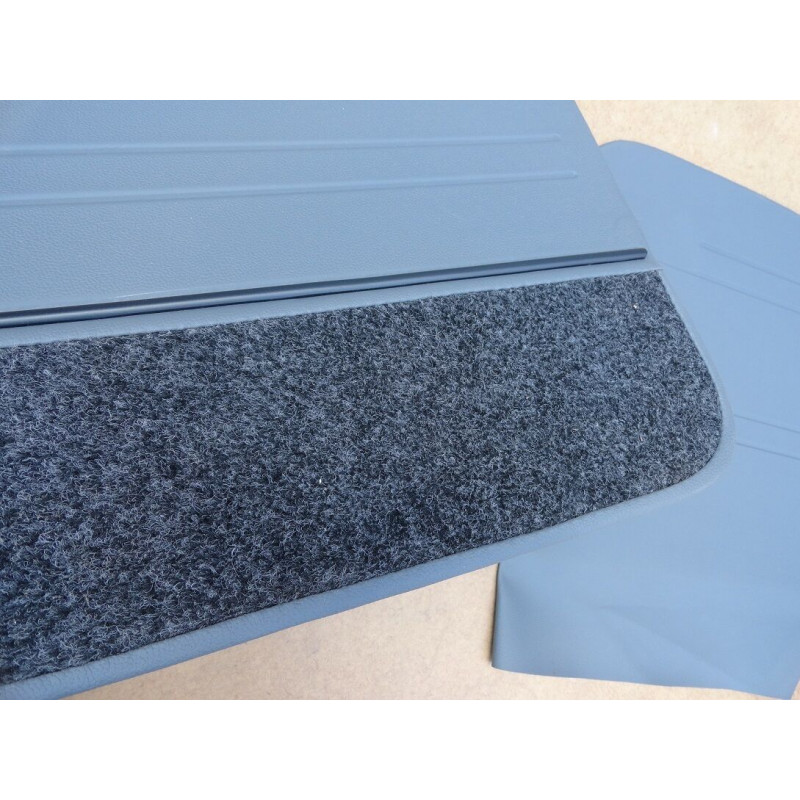 Forro Porta Luxo Fusca Itamar Cinza com Tecido - Jogo