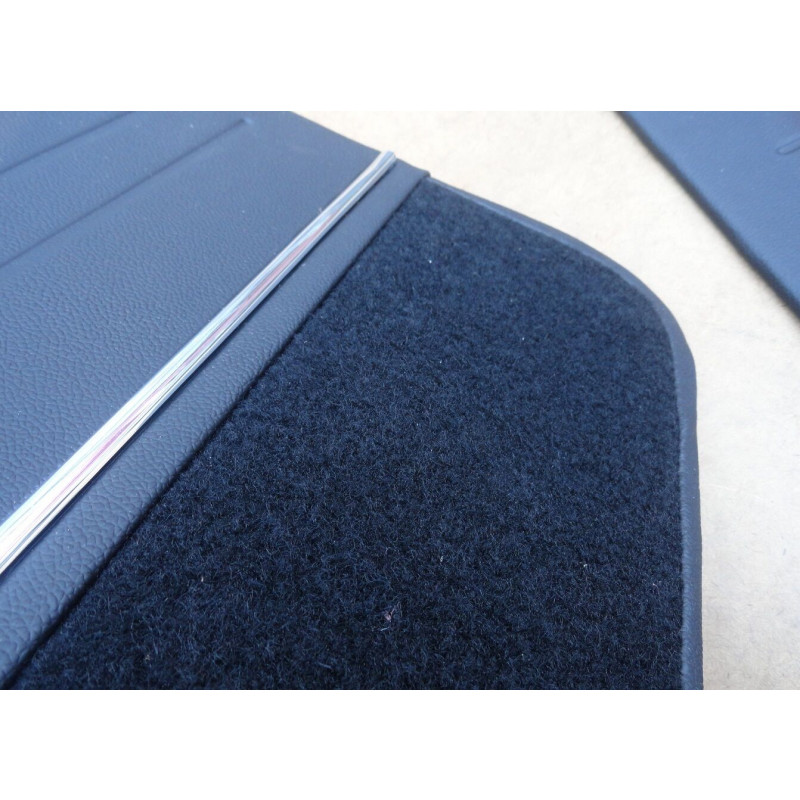 Forro Porta Luxo Fusca Itamar Preto com Tecido - Jogo