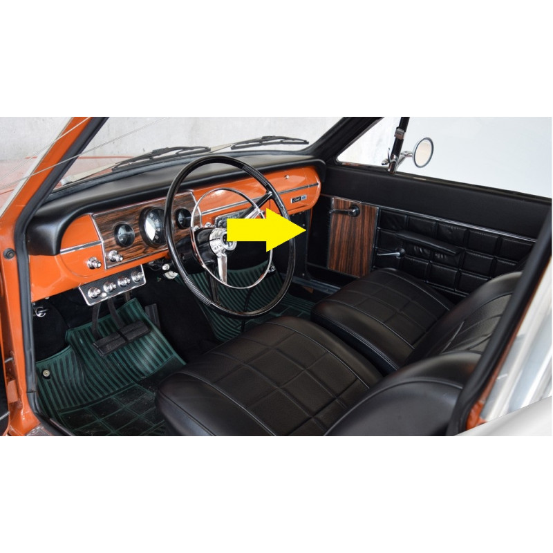 Forro Porta Corcel I 69 A 70 4 Portas com Jacarandá Novo - Jogo