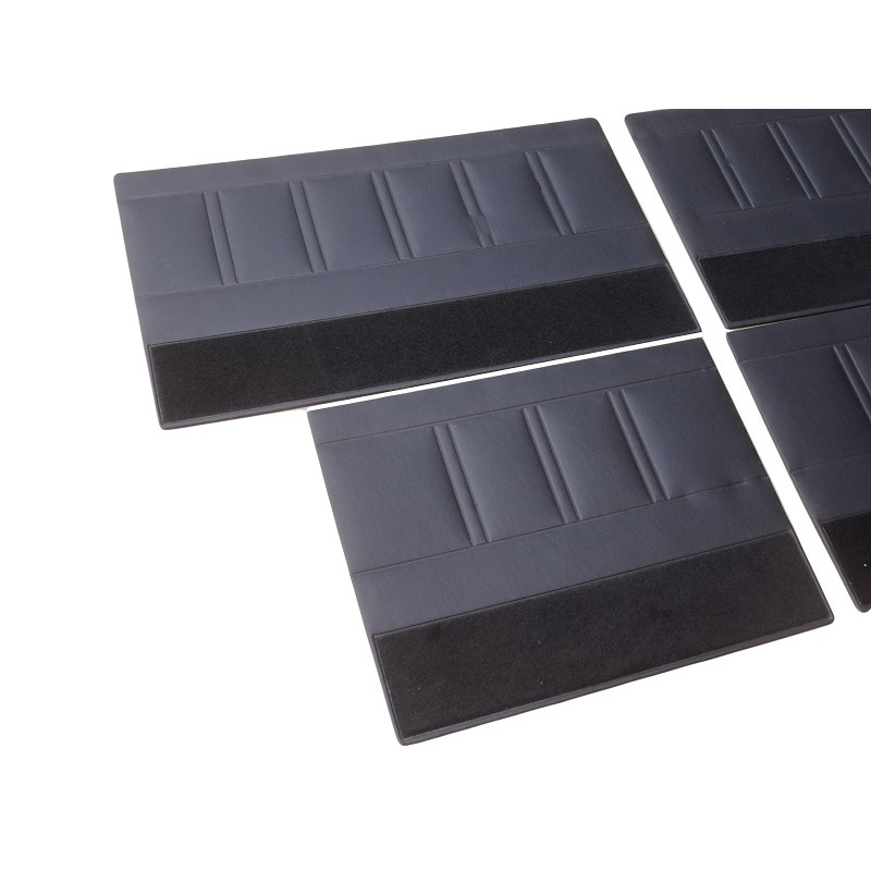 Forro Porta D-20 C-20 Cabine Dupla 4 Portas Veraneio Preto c/ Carpet 