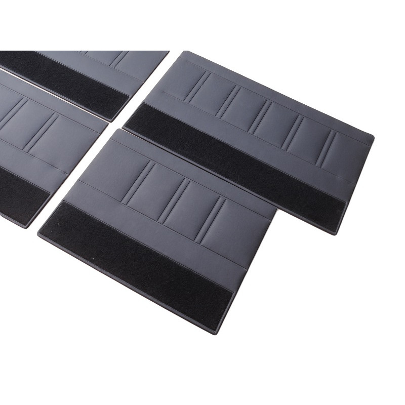 Forro Porta D-20 C-20 Cabine Dupla 4 Portas Veraneio Preto c/ Carpet 