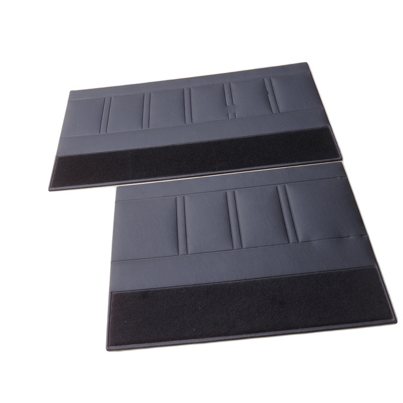 Forro Porta D-20 C-20 Cabine Dupla 4 Portas Veraneio Preto c/ Carpet 