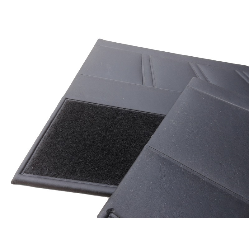 Forro Porta D-20 C-20 Cabine Dupla 4 Portas Veraneio Preto c/ Carpet 