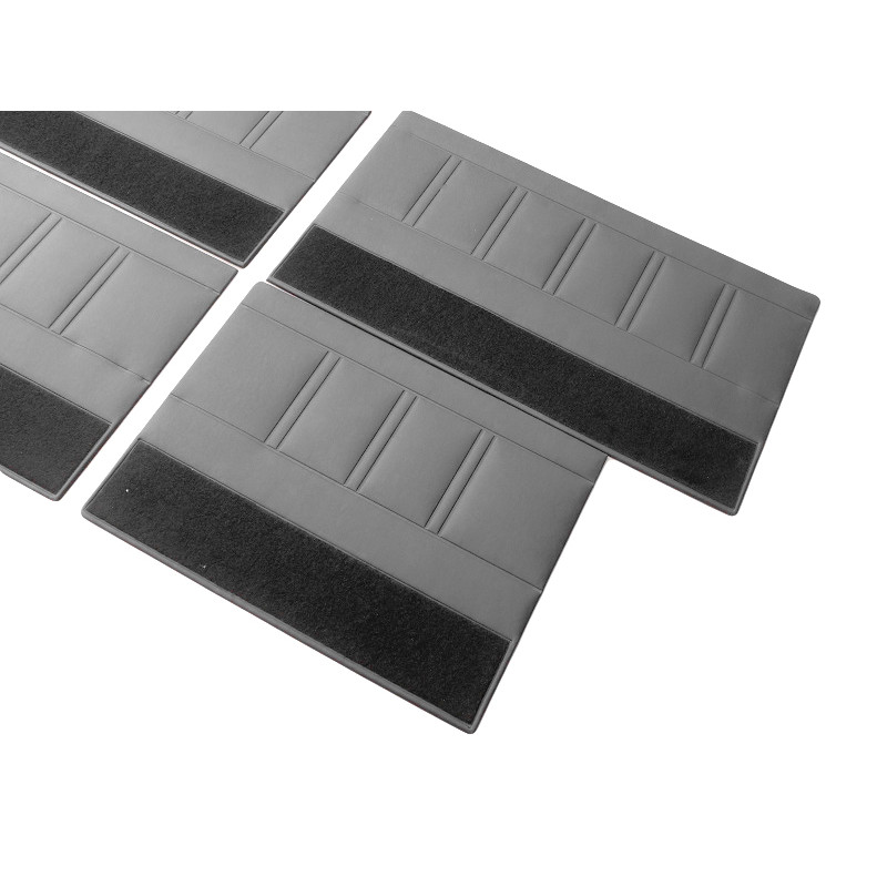 Forro Porta D-20 C-20 Cabine Dupla 4 Portas Veraneio Cinza c/ Carpet 