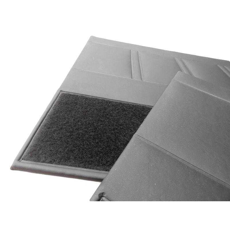 Forro Porta D-20 C-20 Cabine Dupla 4 Portas Veraneio Cinza c/ Carpet 