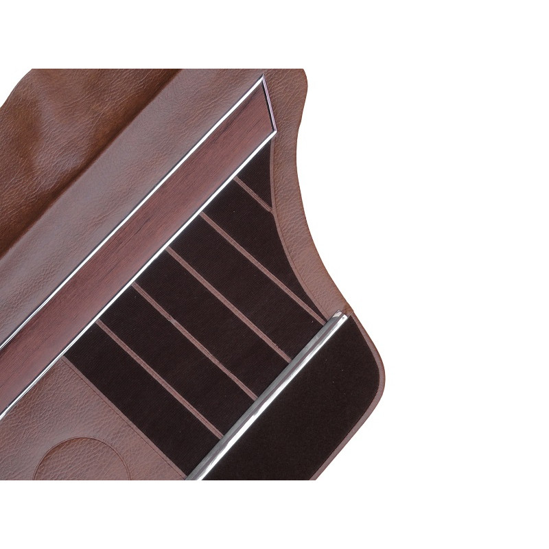 Forro Porta Opala Comodoro 4 Portas 1978 a 1980 Marrom c/ Carpet e Friso - Jogo