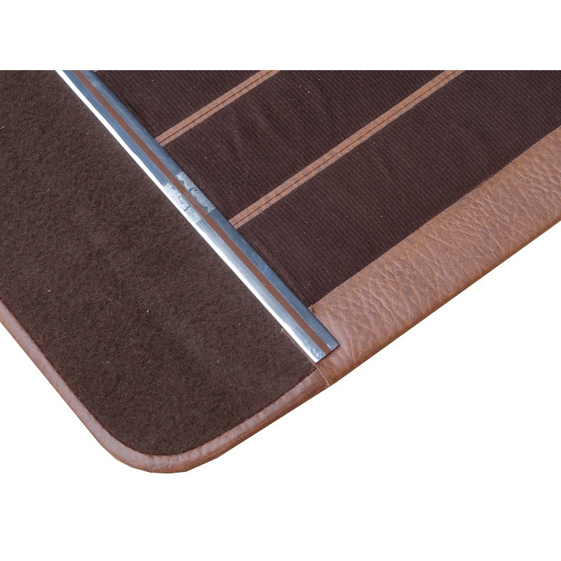 Forro Porta Opala Comodoro 4 Portas 1978 a 1980 Marrom c/ Carpet e Friso - Jogo