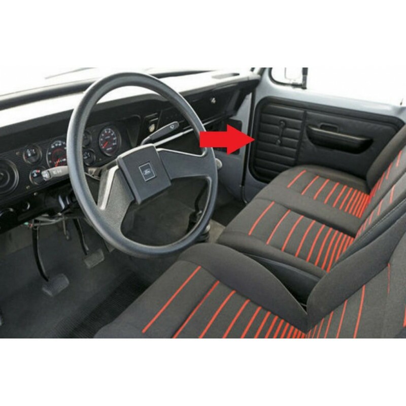 Forro Porta F-100, F-1000 Luxo 1972 à 1992 em Tecido Cinza - Par