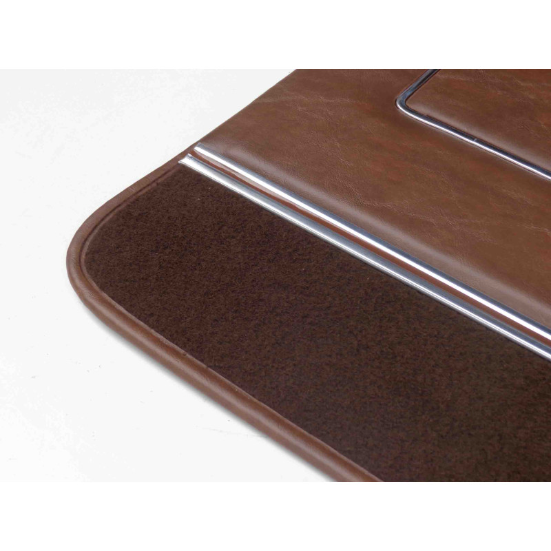 Forro Porta Chevrolet Opala 1974 Gran Luxo 2 Portas Marrom - Jogo