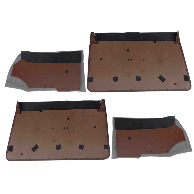 Forro Porta Chevrolet Opala 1974 Gran Luxo 2 Portas Marrom - Jogo