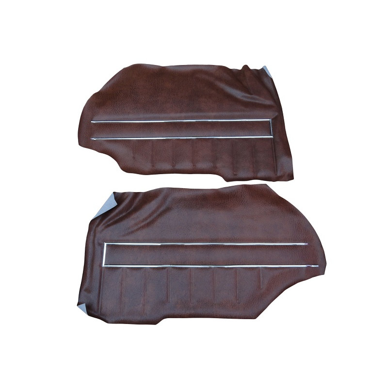 Forro de Porta Opala 2 Portas 1978 a 1980 Marrom Monocromático com Friso - Jogo