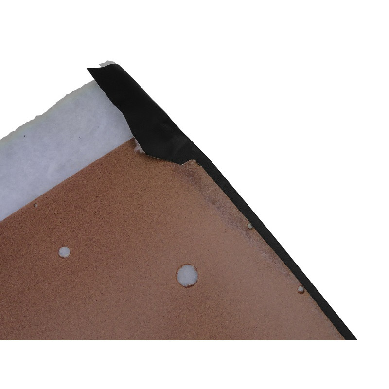 Forro de Porta Opala 1972 Coupe 2 Portas Preto com Friso Cromado - Jogo