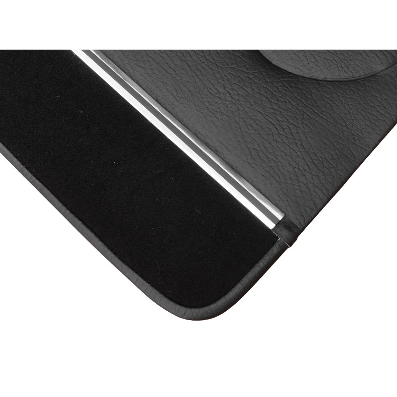 Forro Porta Opala Comodoro 2 Portas 1978 a 1980 Preto com Carpet e Friso - Jogo