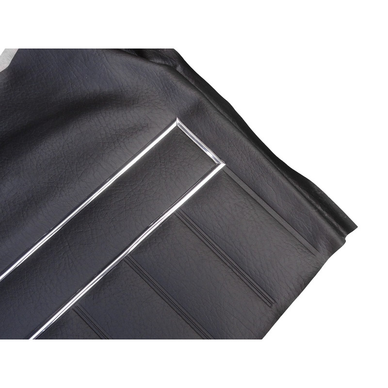 Forro Porta Opala Comodoro 2 Portas 1978 a 1980 Preto com Carpet e Friso - Jogo