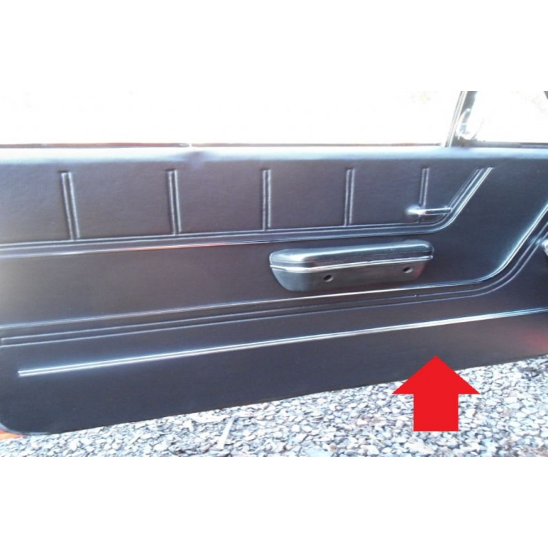 Forro Porta Opala Luxo 2 Portas 1975 com Friso Novo - Jogo