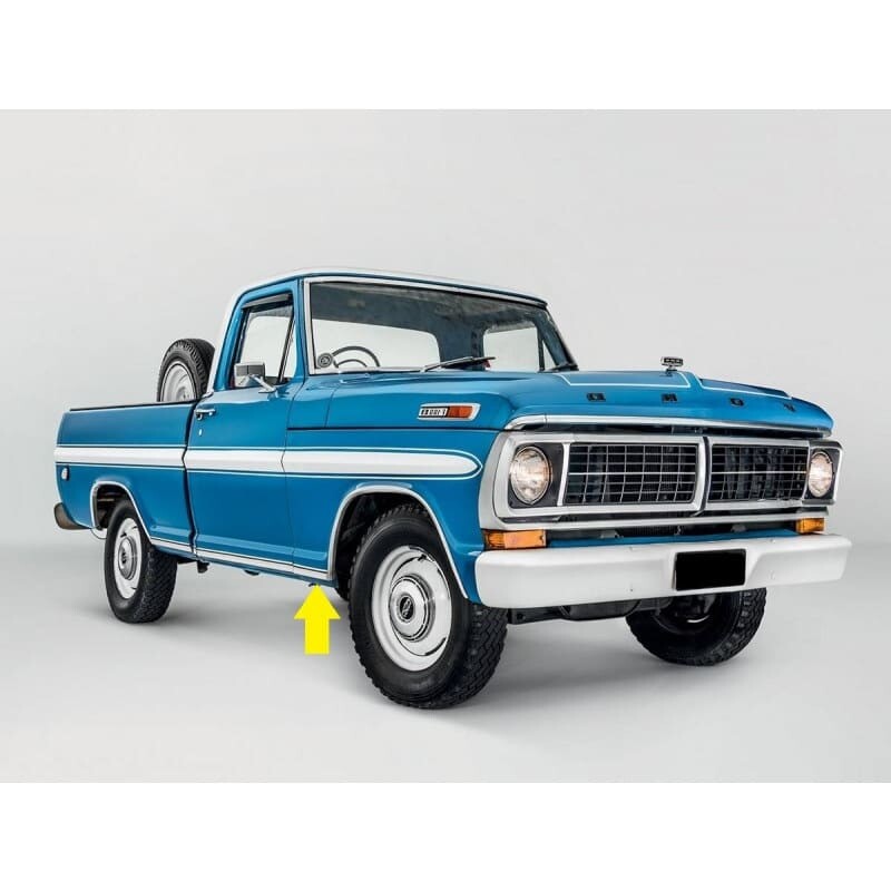 Friso Inferior do Paralama Direito Original 72 em Diante