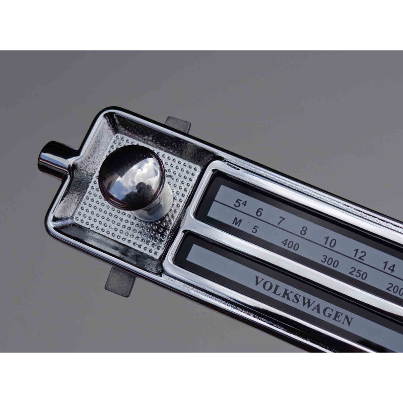 Frente Falsa Tampa Rádio Vw Fusca até 1970 Botão Cromado