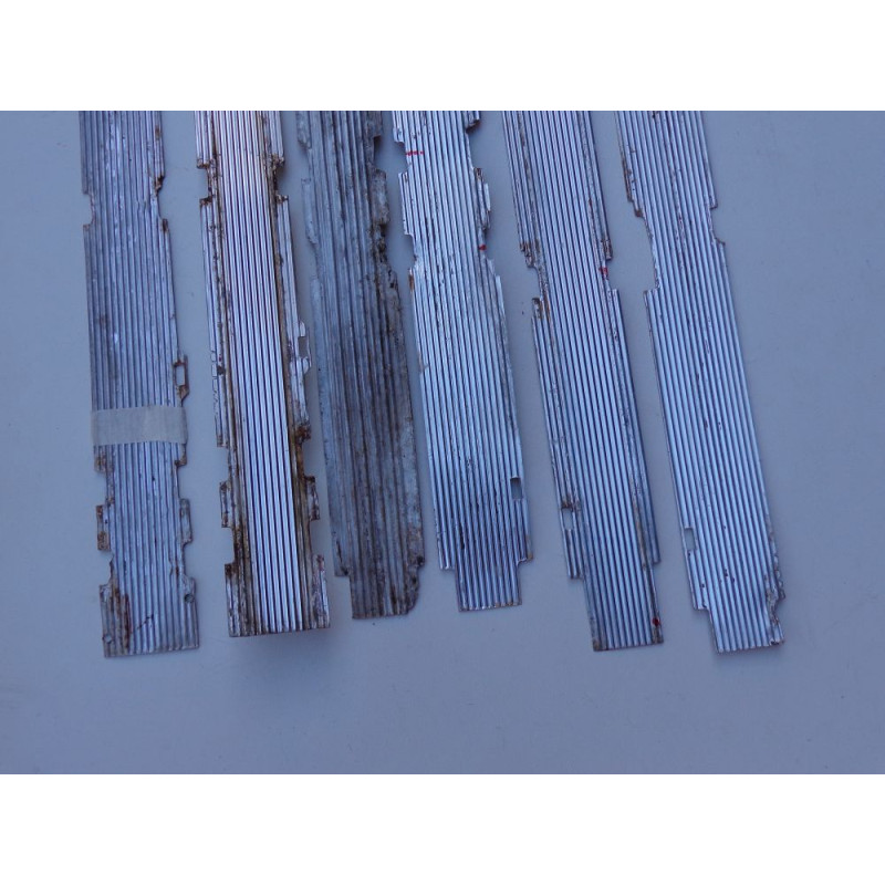 Friso Acabamento Lateral Chevrolet Bel Air 1958 4 Portas Original Usado Incompleto - Jogo