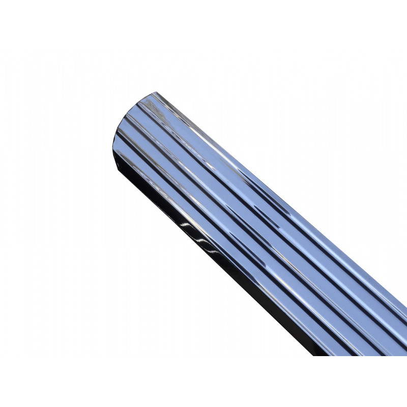 Friso da Caixa de Ar Inox Chevrolet 1958 Impala Bel Air Nomad 2 e 4 Portas - Par