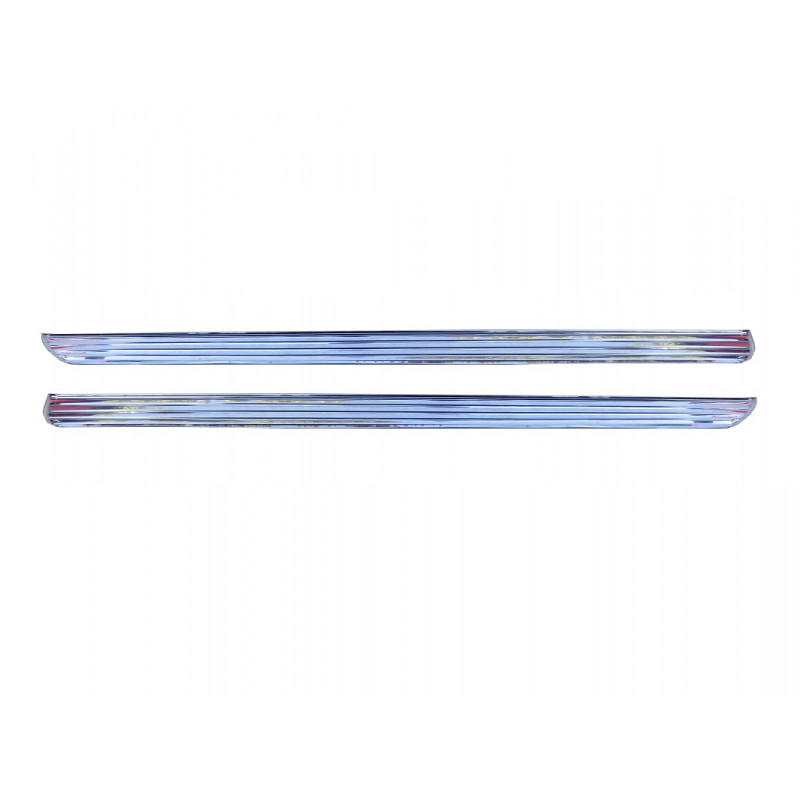 Friso da Caixa de Ar Inox Chevrolet 1958 Impala Bel Air Nomad 2 e 4 Portas - Par