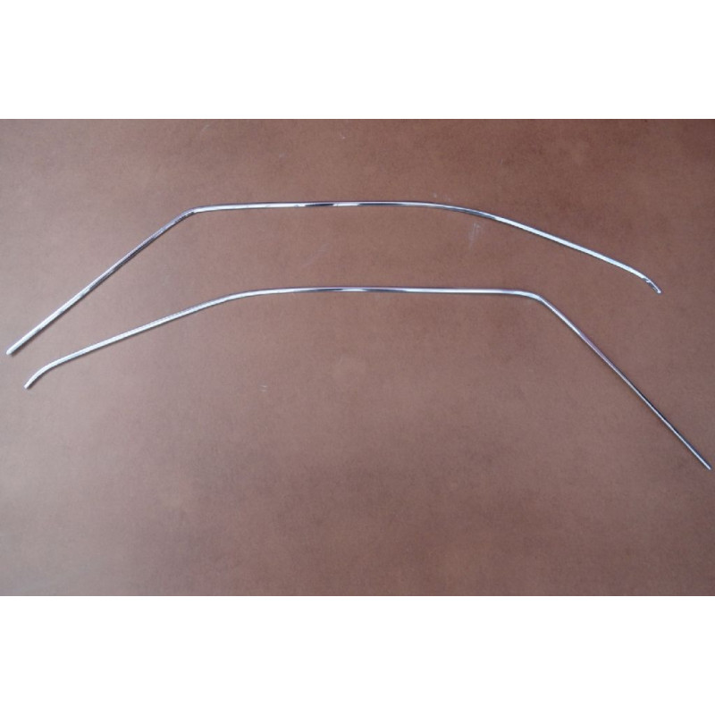 Friso Calha do Teto Opala 2 Portas 72 à 88 em Alumínio Polido - Par