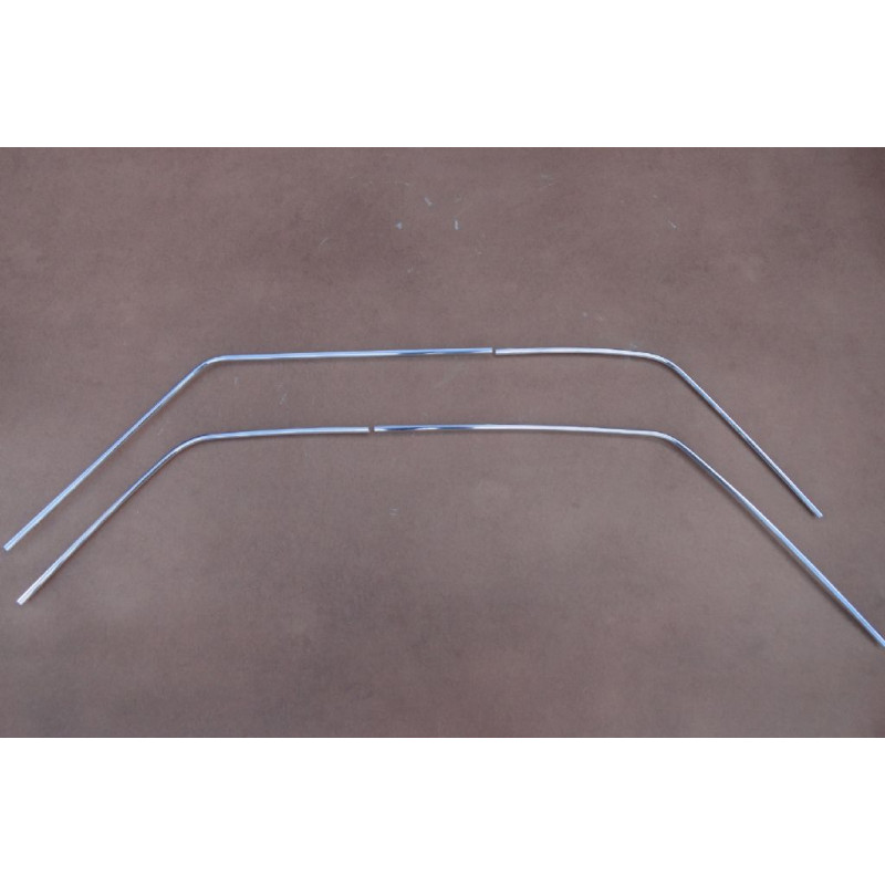 Friso Calha do Teto Opala 4 Portas 69 a 84 em Alumínio Polido - Par