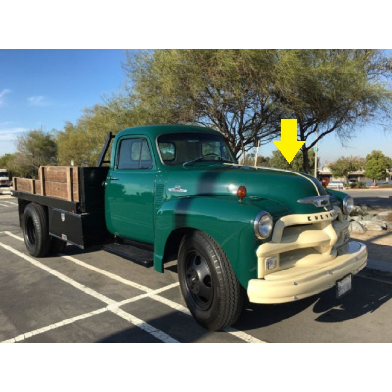 Friso Capô Caminhão Chevrolet Boca Sapo e Bagre 6400 Original Usado