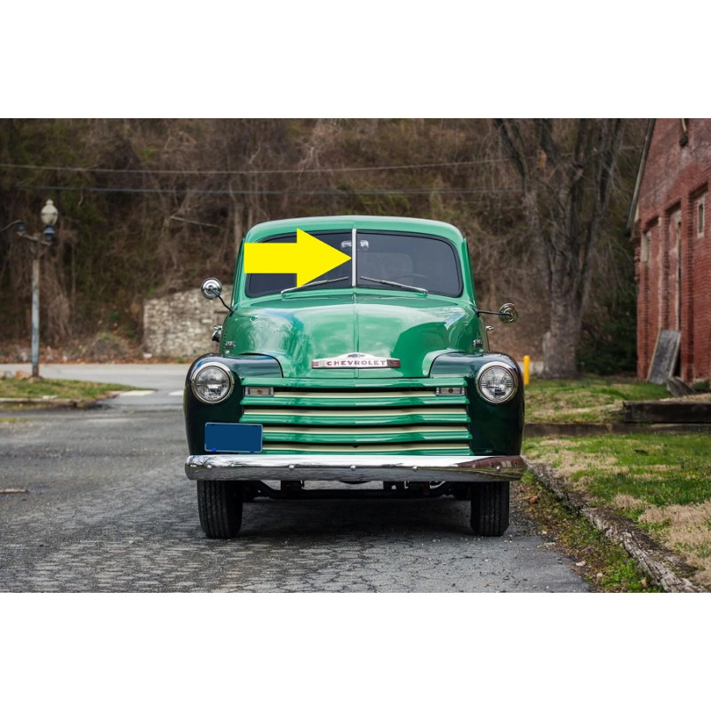 Friso Central Parabrisa Boca Sapo 1947 a 1953 Original Usado