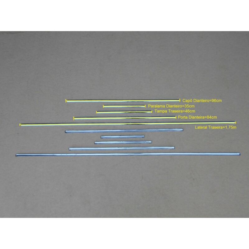 Friso Contorno Lateral Rural Americana (Bicudinha) 1950 a 1959 - Jogo