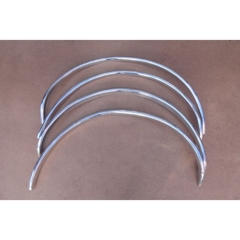 Friso Contorno do Paralama Corcel I 2 Portas 69 à 77 em Alumínio Polido - Jogo