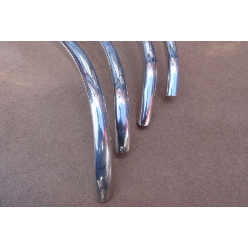 Friso Contorno do Paralama Corcel I 2 Portas 69 à 77 em Alumínio Polido - Jogo