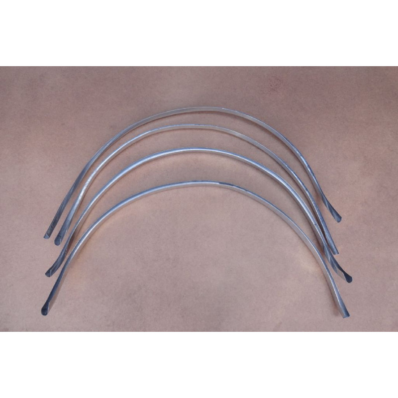 Friso Contorno do Paralama Corcel I 2 Portas 69 à 77 em Alumínio Polido - Jogo