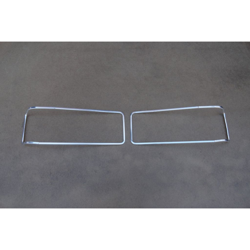 Friso Contorno Faróis Opala e Caravan Diplomata 85 à 87 Anodizado - Jogo