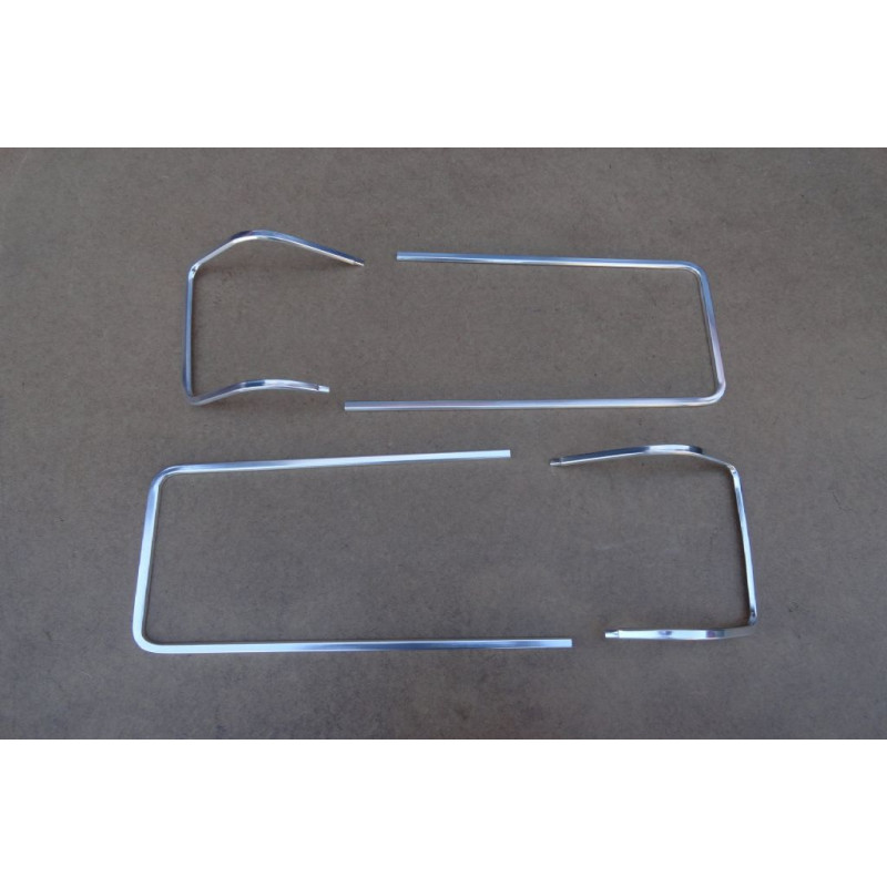 Friso Contorno Faróis Opala e Caravan Diplomata 85 à 87 Anodizado - Jogo