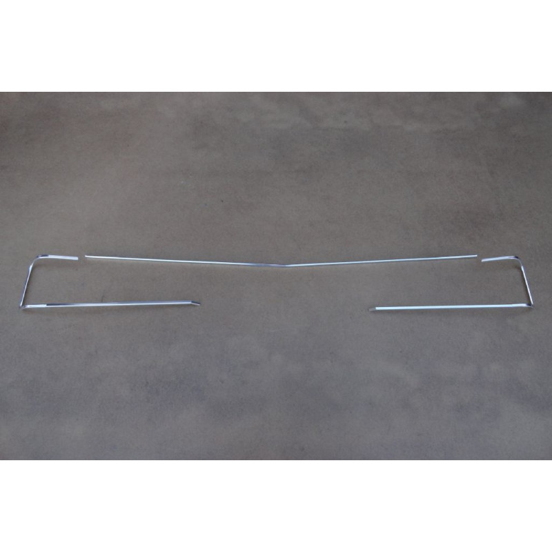 Friso Contorno Lanterna e Mala Opala 1980 a 1987 Anodizado - Jogo