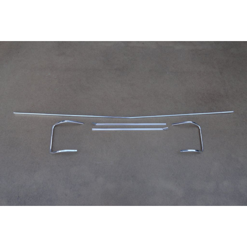 Friso Contorno Lanterna e Mala Opala 1980 a 1987 Anodizado - Jogo