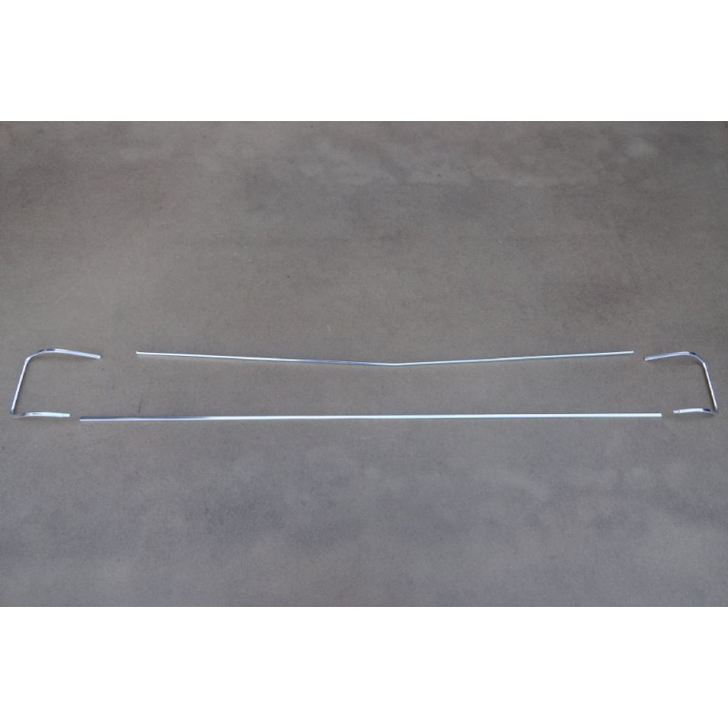 Friso Contorno Lanterna e Mala Opala 1988 a 1990 Anodizado - Jogo