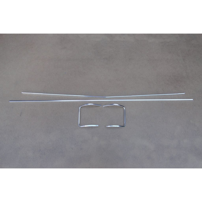 Friso Contorno Lanterna e Mala Opala 1988 a 1990 Anodizado - Jogo