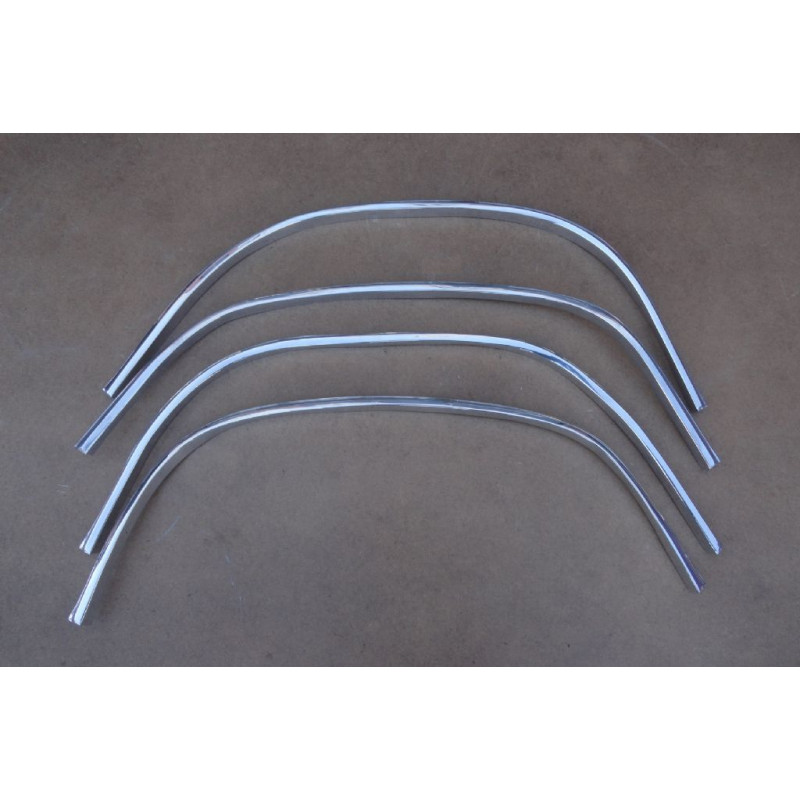 Friso Contorno do Paralama F-100 1972 à 1985 em Alumínio Polido - Jogo