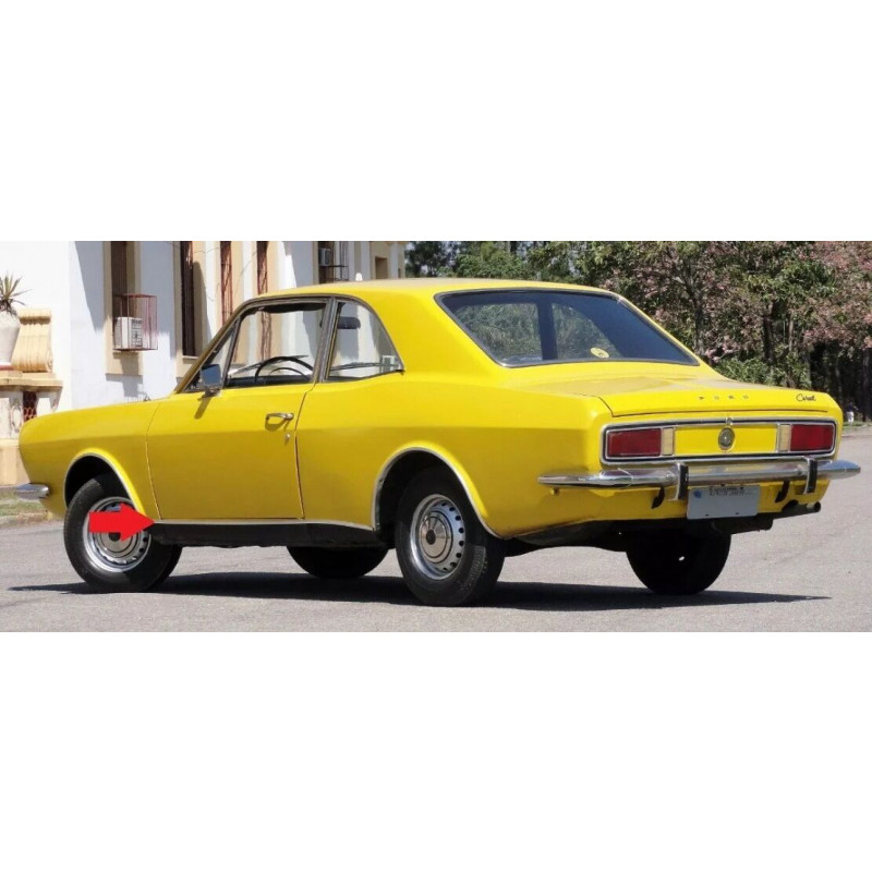 Friso Caixa de Ar Polido Curvado Corcel I 2 Pt 73 à 77 - Par